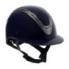 Equestro Cap Apocalypse donna calotta lucida omologazione EN - Blu navy