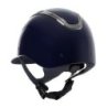 Equestro Cap Apocalypse donna calotta lucida omologazione EN - Blu navy