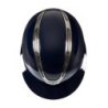 Equestro Cap Apocalypse donna calotta lucida omologazione EN - Blu navy