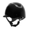 Equestro Cap Apocalypse donna calotta lucida omologazione EN - Nero