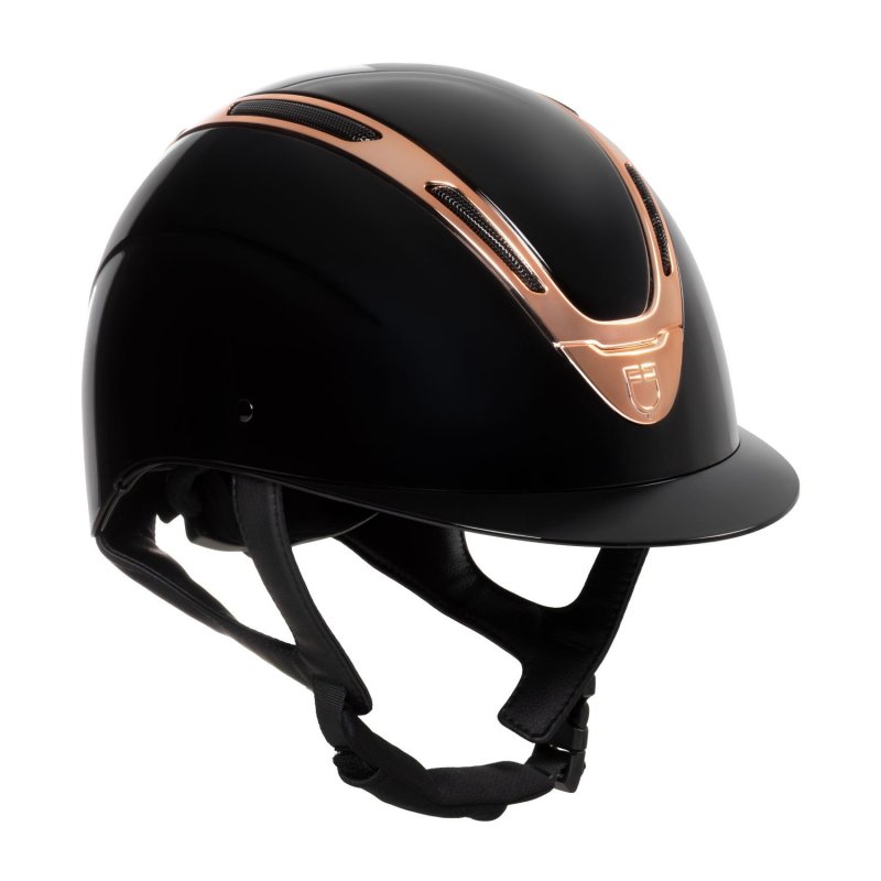 Equestro Cap Apocalypse unisex calotta lucida omologazione EN - Nero