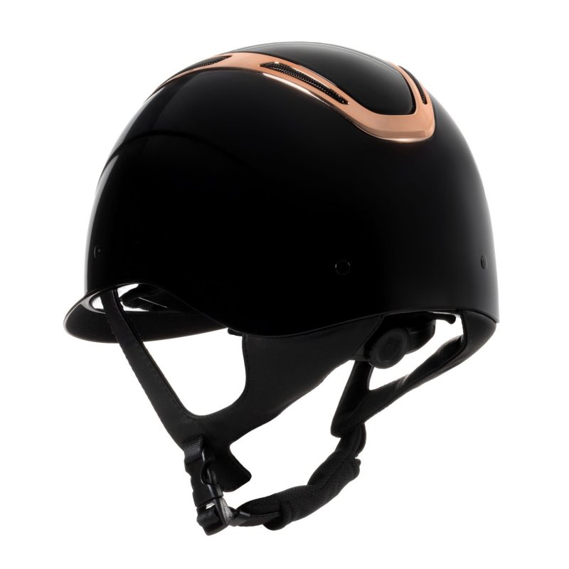 Equestro Cap Apocalypse unisex calotta lucida omologazione EN - Nero
