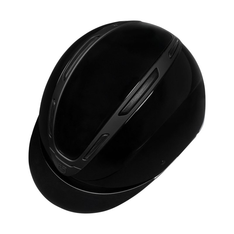 Equestro Cap Apocalypse unisex calotta lucida omologazione EN - Nero