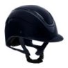 Equestro Cap Apocalypse unisex calotta lucida omologazione EN - Blu navy