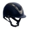 Equestro Cap Apocalypse unisex calotta lucida omologazione EN - Blu navy