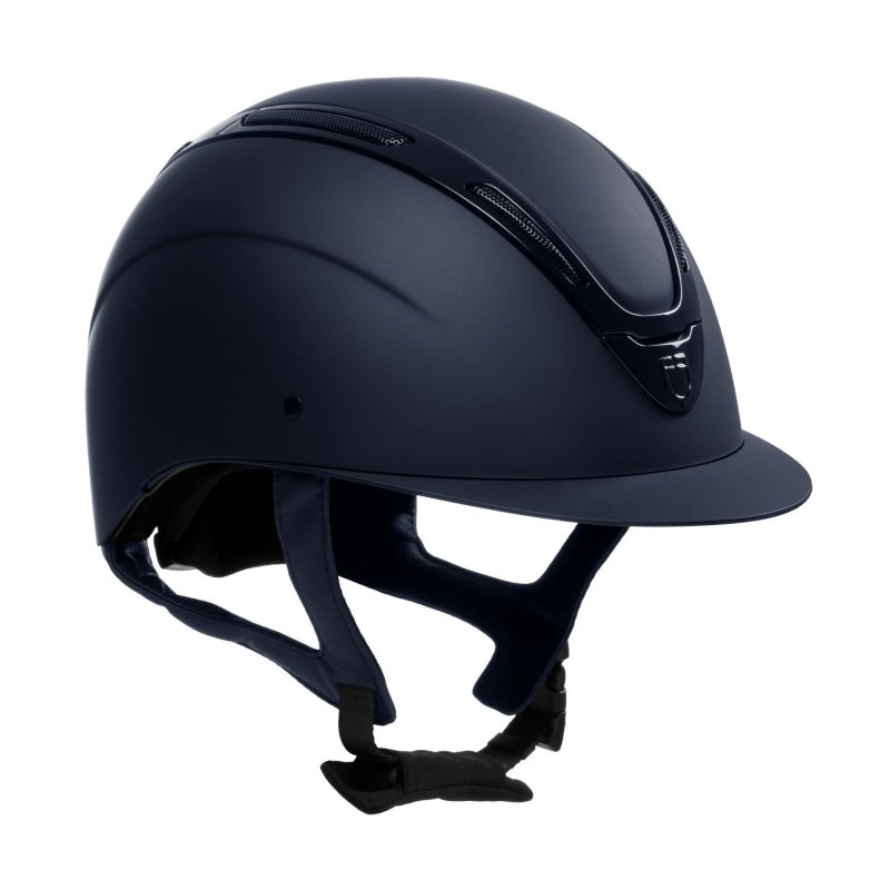 Equestro Cap Apocalypse unisex calotta opaca omologazione EN - Blu navy