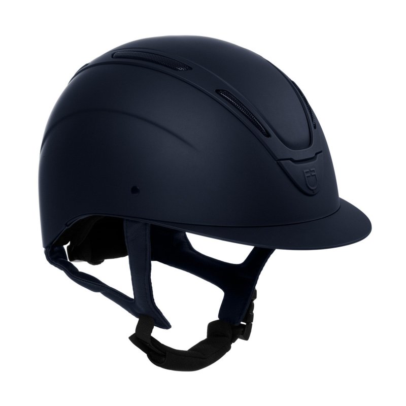 Equestro Cap Apocalypse unisex calotta opaca omologazione EN - Blu navy