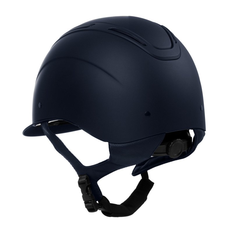 Equestro Cap Apocalypse unisex calotta opaca omologazione EN - Blu navy