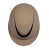 Equestro Cap donna con visiera larga e logo embossed omologazione EN - Marrone