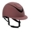 Equestro Cap donna con visiera larga e logo embossed omologazione EN - MARRON (18-1415)