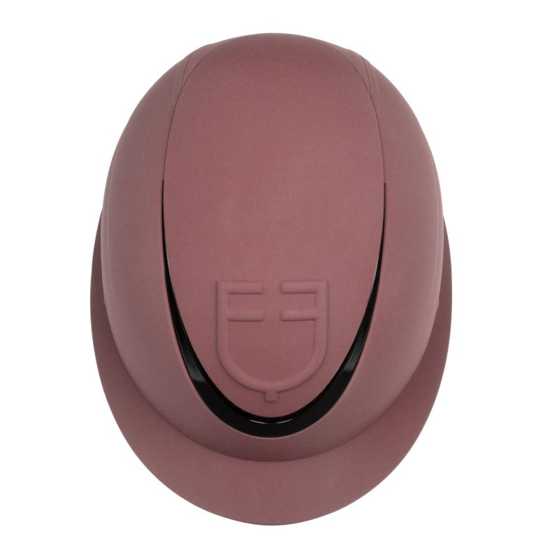 Equestro Cap donna con visiera larga e logo embossed omologazione EN - MARRON (18-1415)