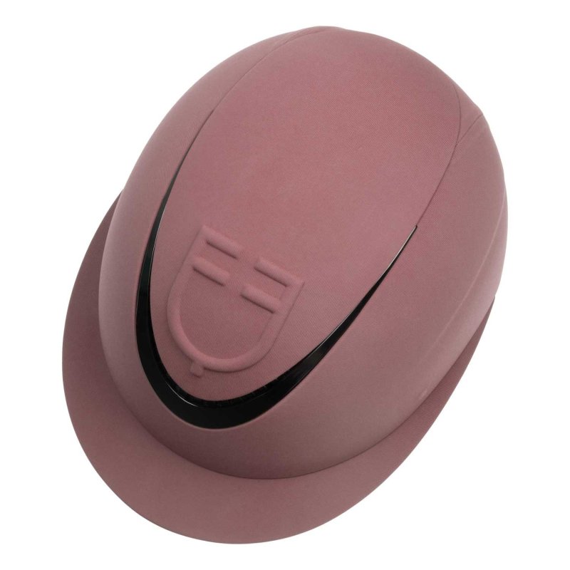 Equestro Cap donna con visiera larga e logo embossed omologazione EN - MARRON (18-1415)