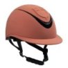 Equestro Cap donna con visiera larga e logo embossed omologazione EN - Rosso