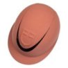 Equestro Cap donna con visiera larga e logo embossed omologazione EN - Rosso