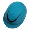 Equestro Cap donna con visiera larga e logo embossed omologazione EN - Blu