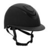 Equestro Cap donna con visiera larga e logo embossed omologazione EN - Nero
