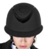 Equestro Cap donna con visiera larga e logo embossed omologazione EN - Nero