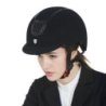 Equestro Cap frame velluto con profilo colorato - Nero