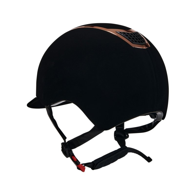 Equestro Cap frame velluto con profilo colorato - Nero