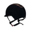 Equestro Cap frame velluto con profilo colorato - Nero