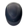 Equestro Cap lucido cinturino ecopelle e visiera stretta omologazione EN - Blu navy