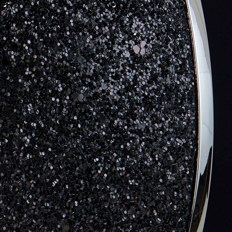 Equestro Cap ultra-light in velluto con strass - Nero