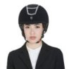 Equestro Cap ultra-light in velluto con strass - Nero