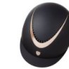 Equestro Cap unisex con frame lucido omologazione EN - Nero