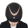 Equestro Cap unisex con frame lucido omologazione EN - Nero