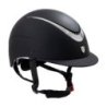 Equestro Cap unisex con frame lucido omologazione EN - Nero