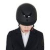 Equestro Cap unisex con frame lucido omologazione EN - Nero