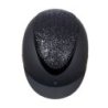Equestro Cap visiera stretta con brillantini omologazione EN - Nero