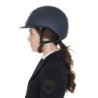 Equestro Cap visiera stretta con brillantini omologazione EN - Blu navy