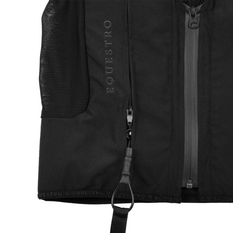 Equestro Gilet airbag con protezione posteriore livello 2 - Nero