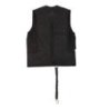 Equestro Gilet airbag con protezione posteriore per bambini (sopra 25 Kg) - Nero