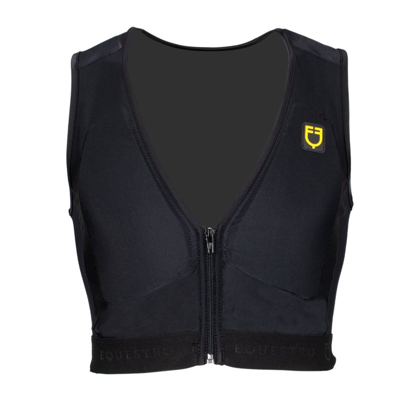 Equestro Paraschiena livello 2 unisex petto imbottito - Nero