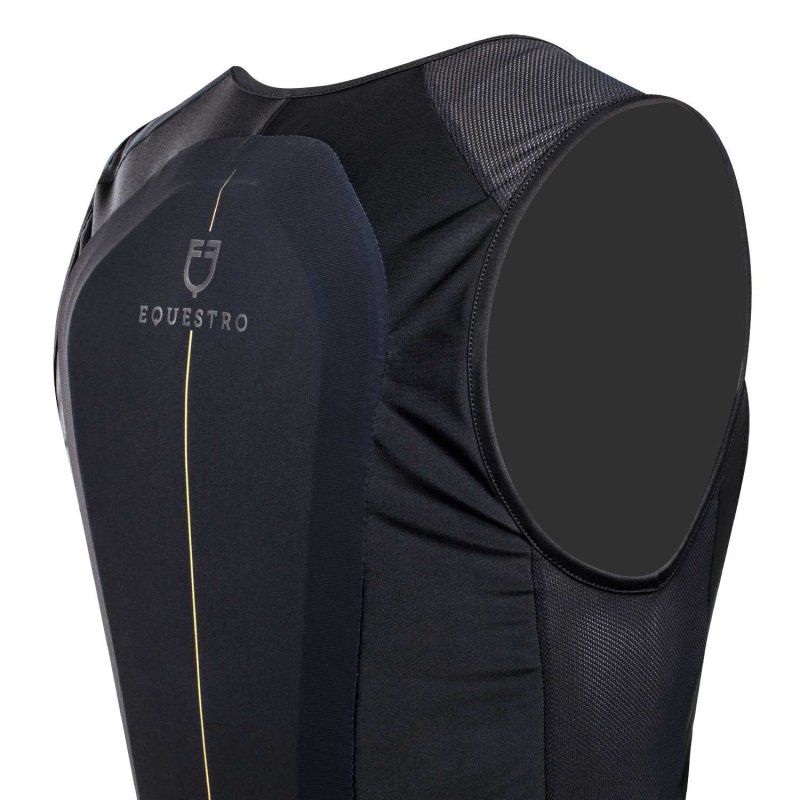 Equestro Paraschiena livello 2 unisex petto imbottito - Nero