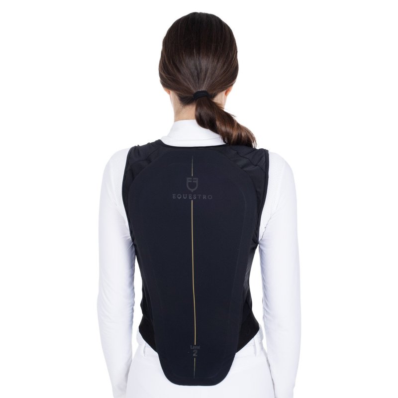 Equestro Paraschiena livello 2 unisex petto imbottito - Nero