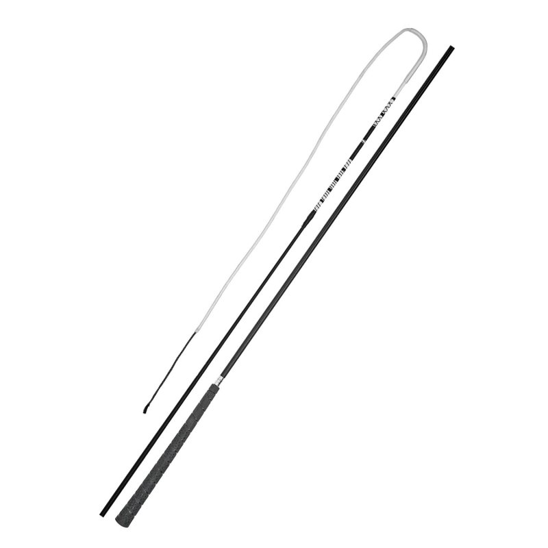 Umbria Equitazione Frusta da carrozza con punta bianca 170 cm