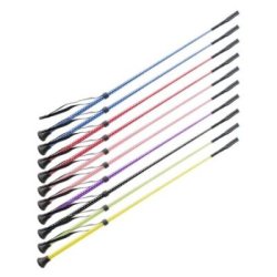 Umbria Equitazione Frustino bicolore in nylon set 10 pezzi