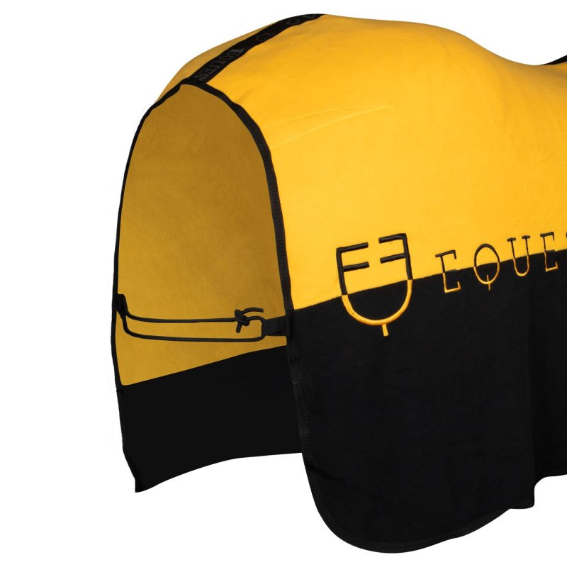 Equestro Coperta bicolore in pile antipilling