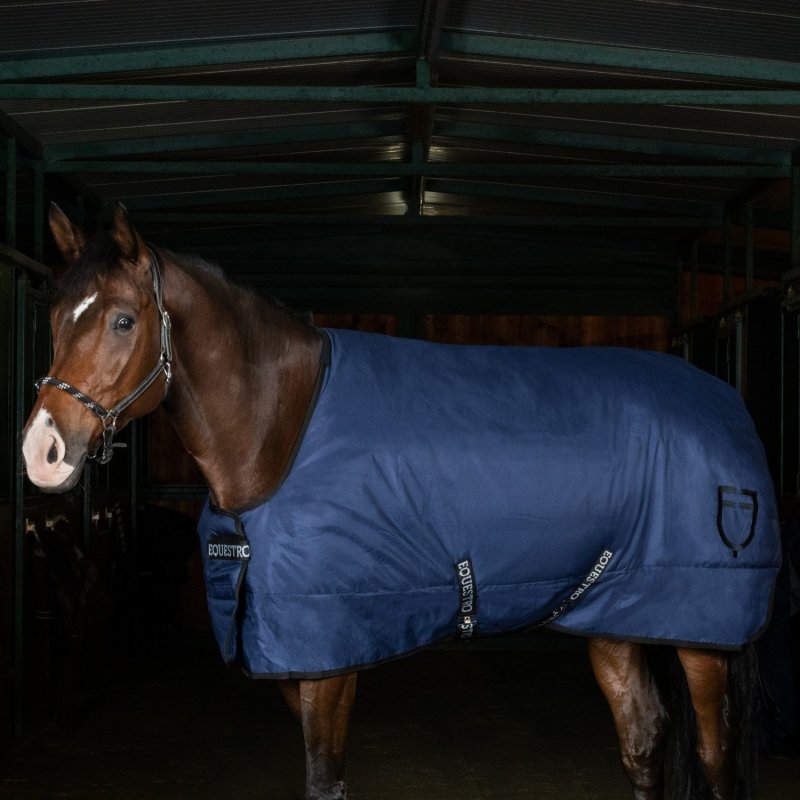 Equestro Coperta da box antistrappo con logo