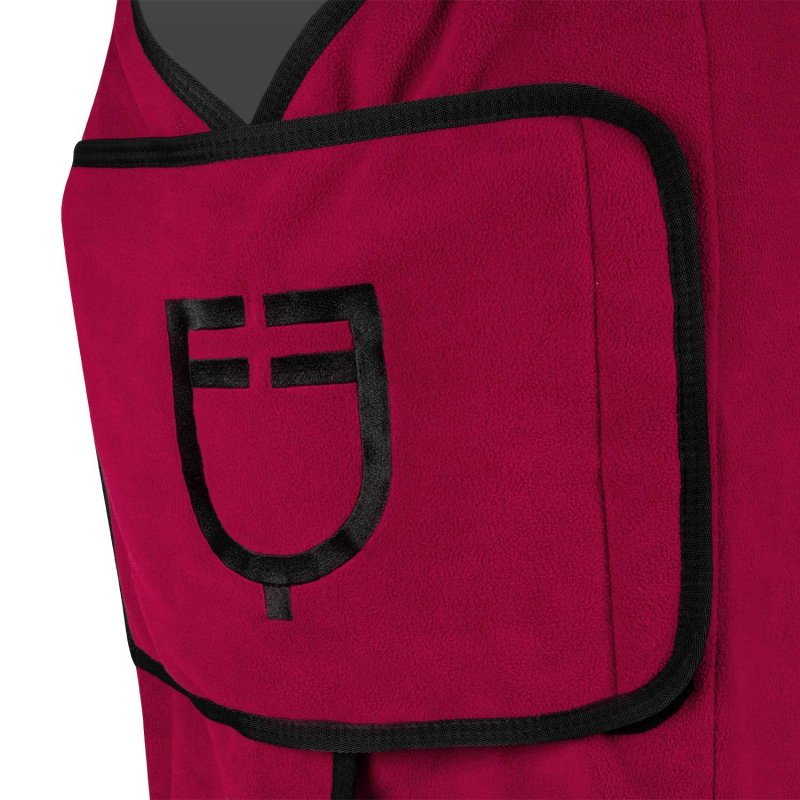 Equestro Coperta in pile con chiusura frontale