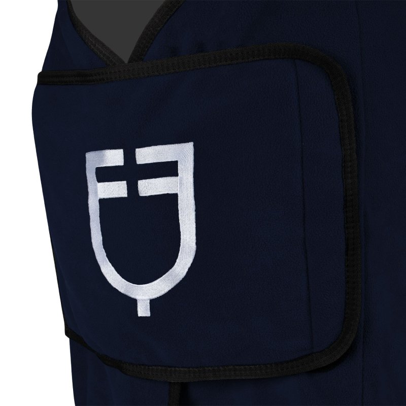 Equestro Coperta in pile con chiusura frontale