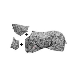Umbria Equitazione Coperta antimosche Zebra con maschera