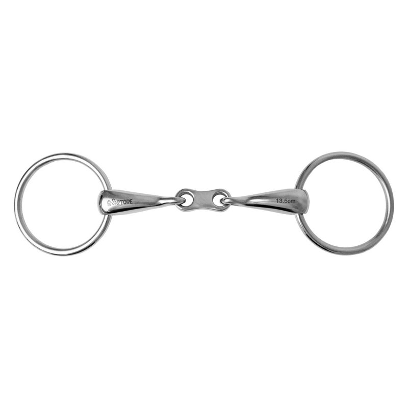Sartore Filetto con piastrina centrale - inox da mm 135