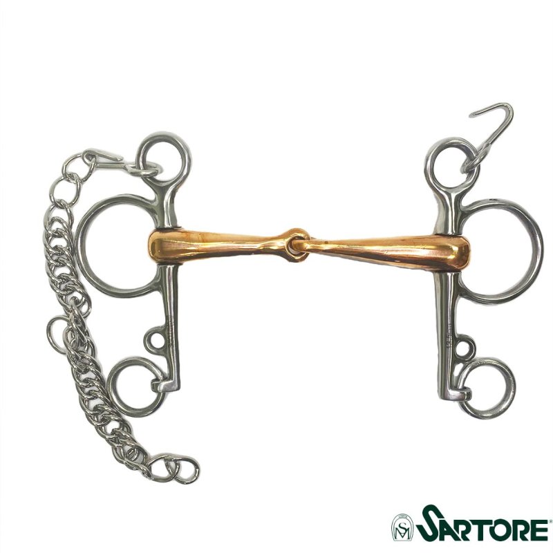 Sartore Pelham rame/inox pieno mm 18