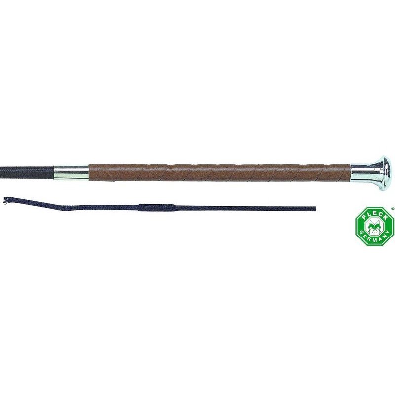 Frustino Fleck manico in pelle