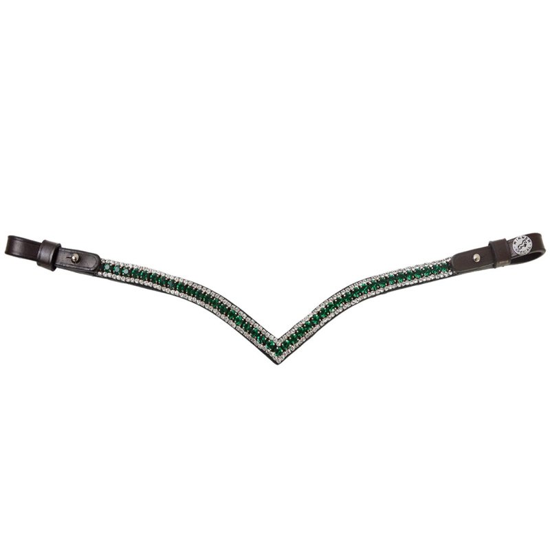 Sartore Frontalino a v strass bianco