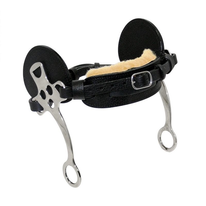 Sartore Hackamore 3 fori inox e cuoio